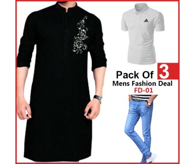 Pack Of 3 Mens Fashion Deal FD-01